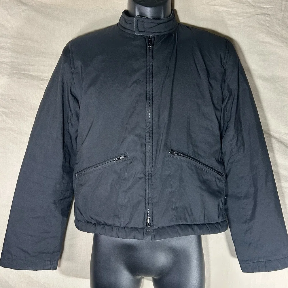 Vintage Polo Ralph Lauren Black Fleece Lined‎ Jacket Youth L 14-16